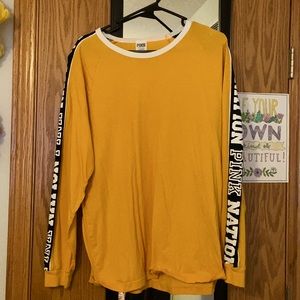 Pink L long sleeve shirt